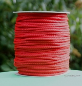 B424B Red 6mm Polypropylene cord 100m reel